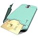 Moto G4 Case, Moto G4 Plus Case, Moto G 4th Gen case, CoverON [SecureCard Series] Protective Hard Hybrid Cover Credit Card Slot Stand Phone Case for Motorola Moto G4 Plus, G4, G 4th Gen - Teal Mint