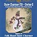 Folk Heart Snow Charmer Beaded Counted Cross Stitch Christmas Ornament Snowman Kit Mill Hill 2003 Snow Charmers MHSC39