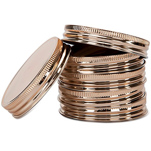 Buy Large Coppercoated Mason Jar Lids Stainless Steel Storage Caps