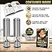 Curio Kitchen Electric Salt and Pepper Grinders (2 Piece Set) plus Ebook Download