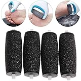 Elever 2Pcs Velvet Smooth Express Pedi Foot File Replacement Roller Head Refills (2 Pieces)