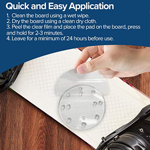 Frozen Lines Snowboard Stomp Pad I The AntiSlip, Clear Stomp Pad