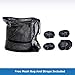 Leader Accessories Solution Dyed Waterproof Trailerable Runabout Boat Cover Fit V-Hull Tri-Hull Fishing Ski Pro-Style Bass Boats, Full Size