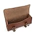 Alomejor Bike Handlebar Bag, Leather Vintage Handlebar Bag Waterproof Bike Saddlebags Purse Front Bagthumb 3