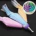 Polytree Icing Piping Bag Nozzle Converter Tri-Color Cream Coupler Cake Decorating Tools
