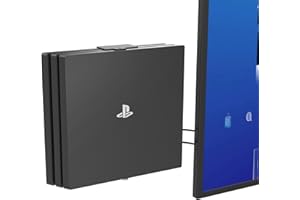 Bylitco Wall Mount for PS4 Pro,Mount on The Wall or Under The Desk,Solid Metal