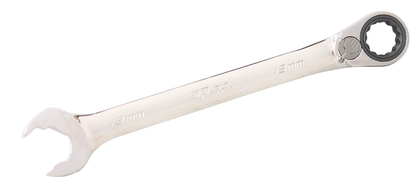 PS Products SP17513 SP17513 Reversible Ratchet Combination Spanner with Speedopen Fork 8 mm