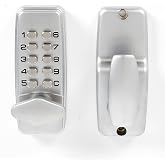 Mechanical Code Lock, Mechanical Keyless Entry Door Lock, Digital Mechanical Password, Digital Door Lock, Keypad Door Knob Exterior, Suitable for Home, Hotel, Office, Studio, Warehouse, Archives