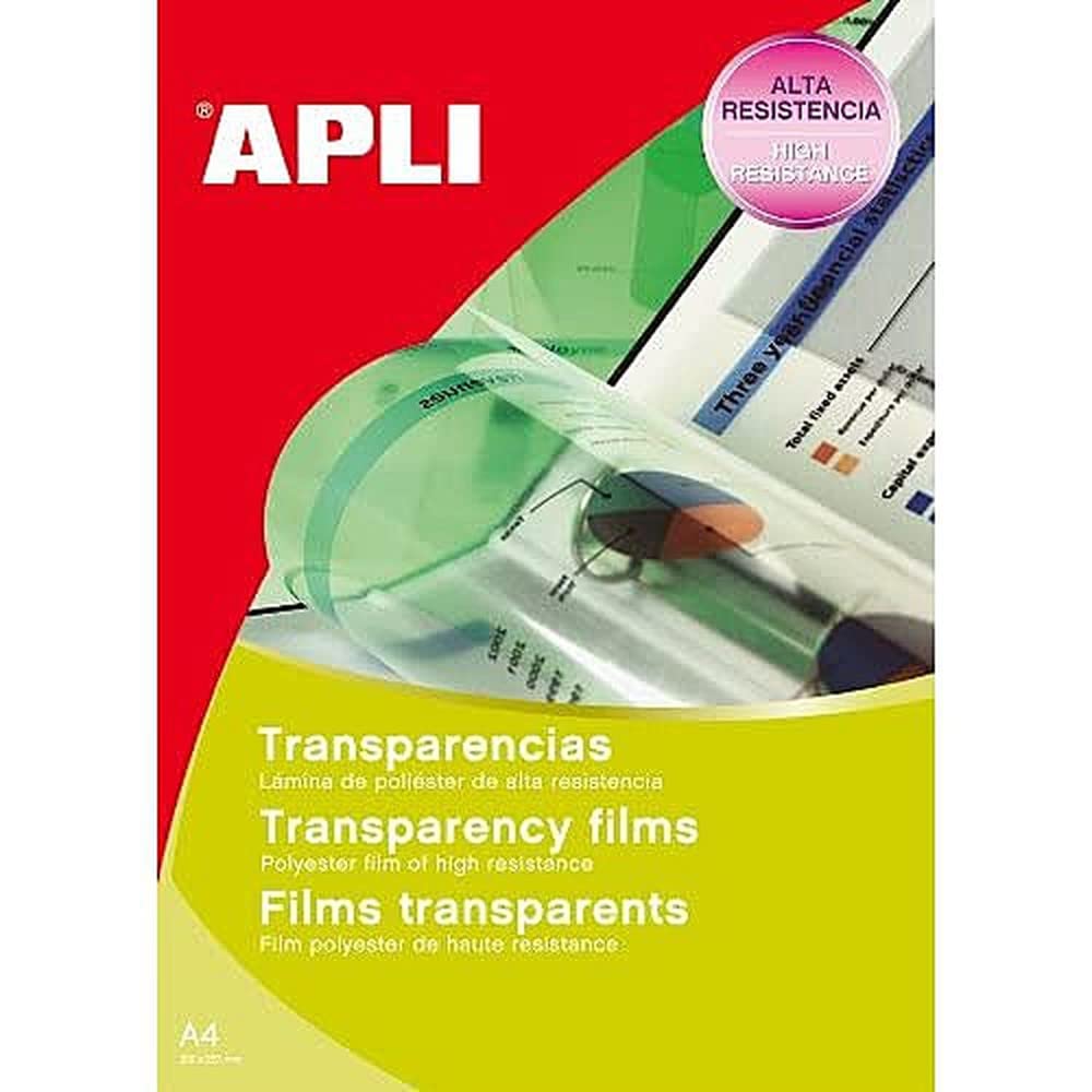 Apli 1269 Box of 20 Transparent Films for Inkjet Printers