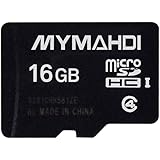 MYMAHDI 16GB 16G Micro SDHC Class 4 TF Memory Card with Micro SD Card Reader - Bulk Packed