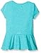 Adidas Girls' Short Sleeve Tee with Ruffle