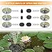 Solar Fountain, Solar Water Pump for Bird Bath, Free Standing Outdoor Submersible Fountain Panel Kit for Pond, Pool, Patio, Garden