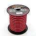 10 Gauge Copper Clad Aluminum 50 ft Red & 50 feet Black Bonded Zip Wire for Car Audio Video LED Light Amplifier Remote Relay Harness Wiring