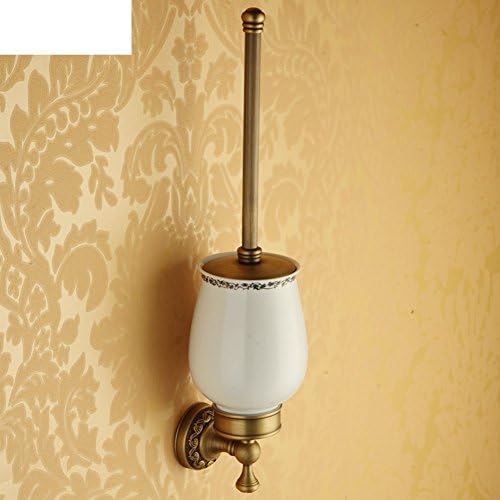 Bell Grand Bathroom/Full of antique copper toilet brush holder/Ceramic toilet Cup/Toilet accessories/Set toilet brush
