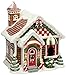Cosmos Gifts 10932 Santa's Village Ceramic Lighted House, 7-7/8-Inch