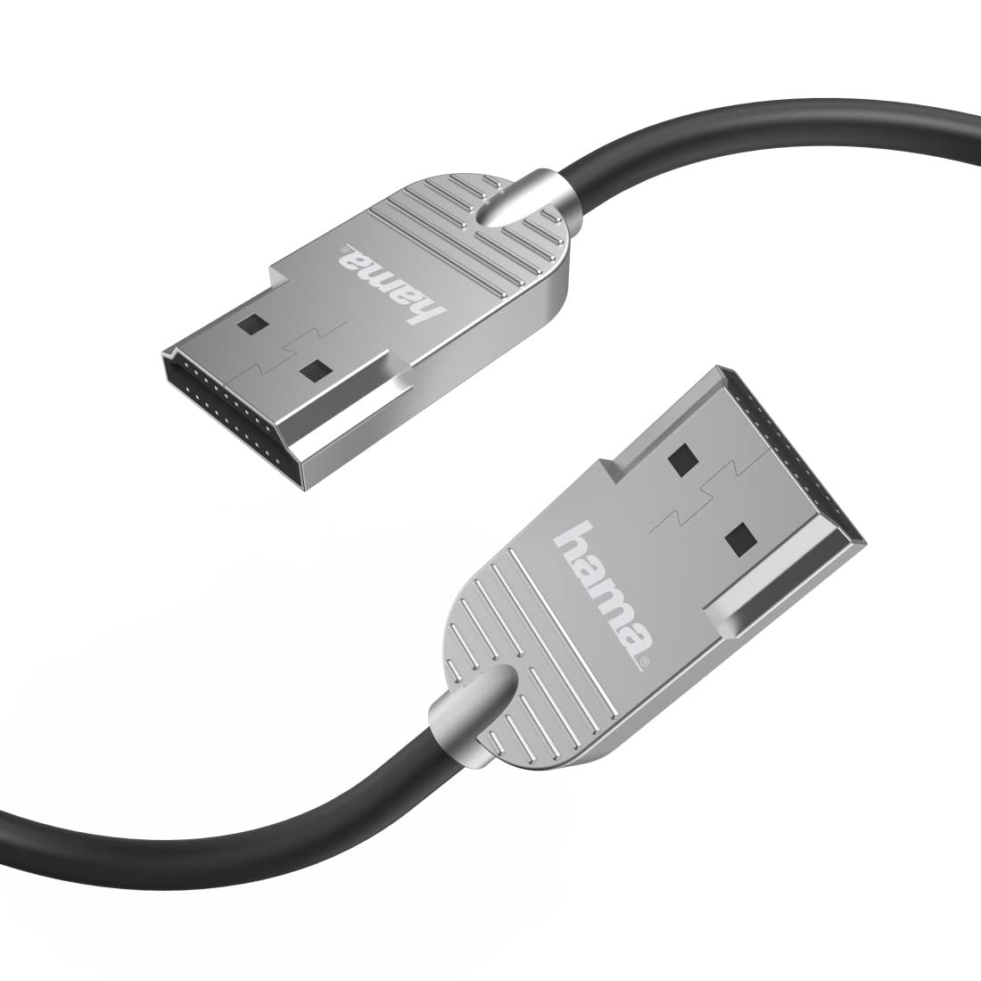 Hama"Ultra-Slim High Speed ​​HDMI™ Cable | 4K | Male - Male | Ethernet | 2.0m — image 1