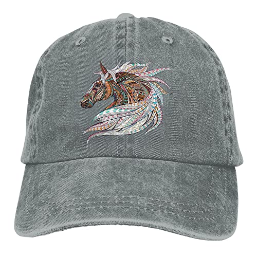 Macucop Colorful Horse Print Cowboy Cap - Adjustable, Breathable, For Adults (Medium-Large) - View #8