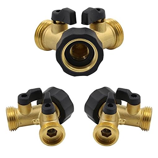 GESURA Garden Hose Connector Splitter - Thumbnail 2