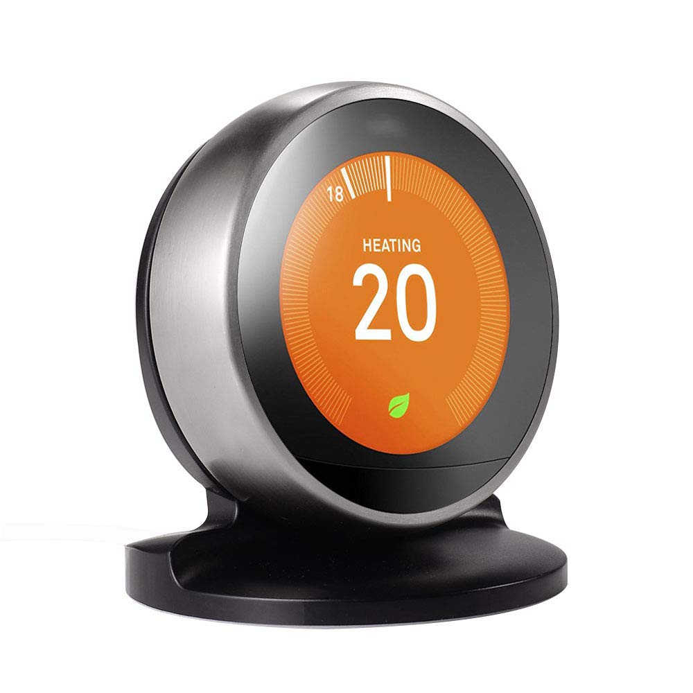 HOLACA Stand for Nest Learning Thermostat, Holder for Nest Thermostat 3rd/2nd Generation (Black)