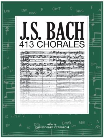 389 Chorales for SATB Voices with German text: Johann Sebastian