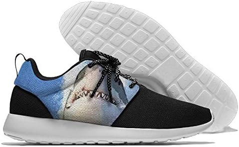 WANING MOON Shark Jumping Out Of The Water Men's Leisure Sport Shoes 3D Prints Shoes