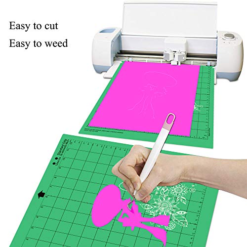 Heat Transfer Vinyl Bundle, HIRALIY 55 Sheets 12" x 10" Iron On Vinyl