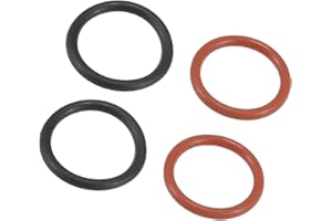 Hihaha Power Steering Pump O-Ring Inlet Outlet Seals Connector Gasket Fit for Honda Accord - Pack of 4 Black Red Durable Mate