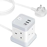 BEVA 20W USB-C Fast Charging 7-in-1 Extension Lead Cube 1.5M White
