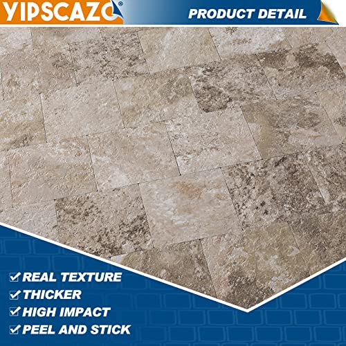 Yipscazo Backsplash Peel and Stick PVC Tile, Stick on Tile for Kitchen
