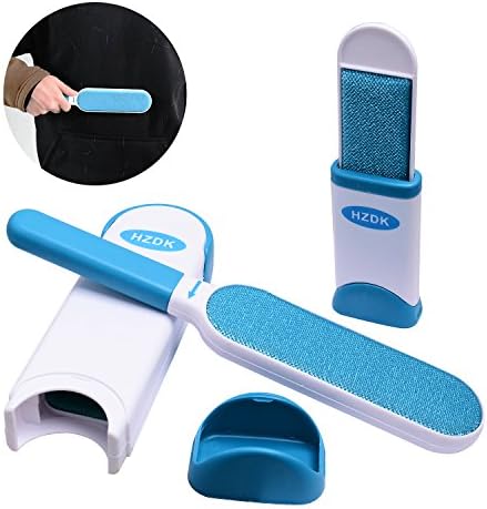 haomiao Professional Fur Remover, Pet Hair Cleaner and Lint Remover with Self, Sided Brush, Pet Fur Remover Tool Wizard Removes Dog and Cat Hair from Clothes and Furniture