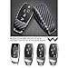 Ceyes Car Key Fob Cover Remote/Smart Key Cover Carbon Fiber Texture Key Cover Shell Skin for Mercedes Benz E-Class E200 E300 E400 E43 E63 S-Class S450 S560 S63/S65 AMG W213 W205 2 3 4 Buttons
