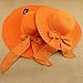 Aivtalk Girls Multi-Colors Large Brim Flower Beach Sun Hats with Cute Bowknot
