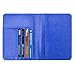 Passport Holder Travel Cover Case - HOTCOOL Leather RFID Blocking Wallet For Passport, Blue