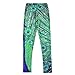 Jescakoo Cute Peacock Feather Print Ankle Length Spandex Skinny Leggings for Women XXL