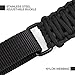 Gonex Gun Sling with Swivel, Adjustable Tactical Paracord Rifle Sling for Hunting Camping Outdoors Black