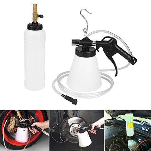 Akozon Pneumatic Brake Fluid Bleeder Car Brake Fluid Bleeder Oil Pumping Machine Brake Oil Replacement Tool Kit