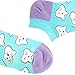 Zmart Dental Socks Tooth Teeth Socks - Dental Assistant Appreciation Gifts, Graduation Gifts, Dentist Gift, Tooth Teeth Gift