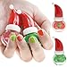 TownleyGirl The Grinch Kiss It Paint It Lip Gloss, Nail Polish and Nail Sticker Set with Makeup Case, 6 Pieces