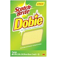 Scotch-Brite Dobie All-Purpose Cleaning Pads, Scours without Scratching, 12 Pads