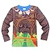 CQSM Boys' 2 Piece Short Set Maui Pajamas PJs Clothing Sets Sleepwear Moana Cosplay Children Costumes (100=3-4Years, Long)