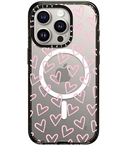 CASETiFY ハートとトゲ iPhone 15プロ　ケース Amazon.com: CASETiFY Impact iPhone 15 Pro Max Case [4X Military