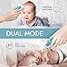 Digital Forehead and Ear Infrared Thermometer: Dual Mode Accurate Quick Read Temperature Thermometers for a Baby, Infant, Toddler, Child Or Adult - FDA and CE Approved