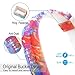 Fitbit Flex 2 Bands, Vetoo Replacement Band with Stainless Steel Buckle and Fastener for Fitbit Flex 2, Small and Large Cute pattern Accessories Bracelet & Strap,3-pack,Galaxy+Painting+Love