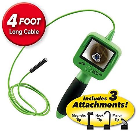 Jemey micro-inspection camera Waterproof cable with camera and LED light Flexible micro-inspection camera easily sees in tight hard-to-reach spaces FB4587i