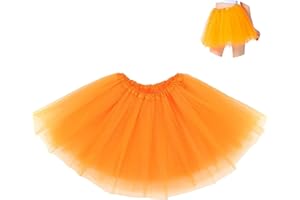 ASAHEL Tutus for Women Tulle Skirts 5 Layered Bubble Skirt Adult Tutu Halloween Costumes Classic Womens Kawaii Dress