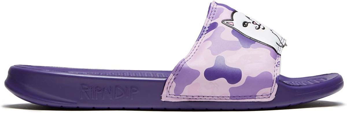 ripndip purple camo slides