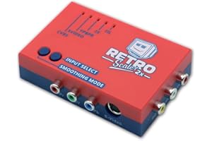 Kacenray A/V to HDMI Converter and Line Doubler for Retro Game Console PS2 / N64 / NES/Dreamcast/Saturn / MD1 / MD2