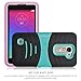 LG K7 / Tribute 5 Case, INNOVAA Turbulent Armor Case W/ Free Screen Protector & Touch Screen Stylus Pen - Light Blue/Purple