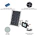 Ultra Bright Solar Flood Light Outdoor with Long Cable - Waterproof Wireless Solar Powered Security White Spotlight Wide Area Lighting for Garden, Wall, Driveway, Deck, Patio, Farm, Pathway, Street