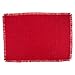 DII 100% Jute, Rustic, Vintage Placemat, for Parties, BBQ's, Everyday, Holidays Use, Set of 6, S/6, Solid Red 6 Count (CAMZ36658)